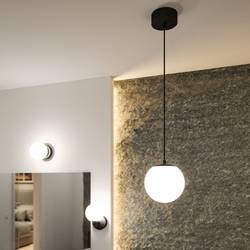 Paulmann Gove 71073 LED závěsný lustr LED 9 W černá (matná), saténová