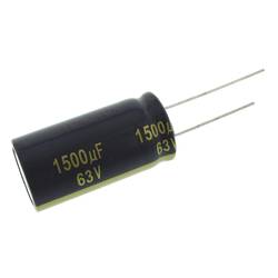 Panasonic elektrolytický kondenzátor radiální 7.5 mm 1500 µF 63 V 20 % (Ø) 18 mm 1 ks