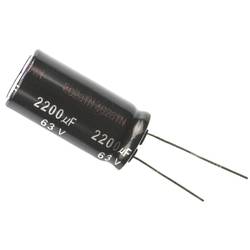 Panasonic elektrolytický kondenzátor radiální 7.5 mm 2200 µF 63 V 20 % (Ø) 18 mm 1 ks