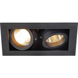 SLV 115520 vestavné svítidlo, GU10, černá (matná)
