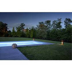 SLV 233447 venkovní stojací LED lampa LED 8.6 W rezavá
