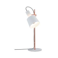 Paulmann Neordic Haldar 79658 lampička na stůl LED E14 20 W měď matná , bílá