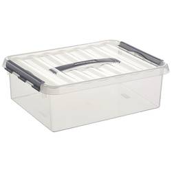 Helit úložný box Sunware Q-line transparentní 10 l (š x v x h) 300 x 110 x 400 mm 6 ks