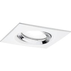 Paulmann Nova Plus vestavné svítidlo do koupelny LED GU10 6 W IP65 bílá (matná), chrom