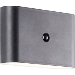 Brilliant Xino G80605/06 venkovní nástěnné LED osvětlení s PIR detektorem LED pevně vestavěné LED 34 W černá