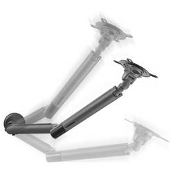 One For All Design Single black držák na stůl pro monitor 33 cm (13) - 88,9 cm (35) černá nastavitelná výška, Sklopný + otočný, nakláněcí