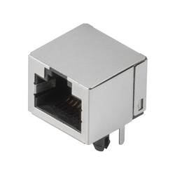 Weidmüller RJ45C5 T1U 2.8N4N TY Konektor RJ45 CAT 5 1455240000 zásuvka, vestavná horizontální Počet pólů 8 stříbrná, černá 140 ks