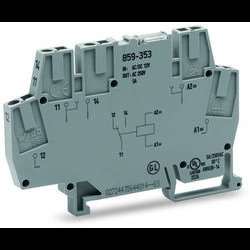 WAGO 859-355 reléová svorkovnice , 48 V/DC, 48 V/AC, 5 A, 1 přepínací kontakt, 1 ks