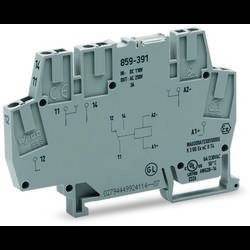 WAGO 859-391 reléová svorkovnice , 110 V/DC, 3 A, 1 přepínací kontakt, 1 ks