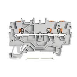 WAGO 2200-1301 průchodková svorka 3.50 mm pružinové připojení šedá 100 ks