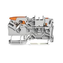 WAGO 2102-5201 průchodková svorka 5.20 mm pružinové připojení šedá 50 ks