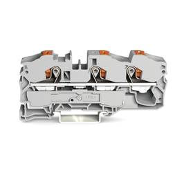 WAGO 2216-1301 průchodková svorka 12 mm pružinové připojení šedá 20 ks