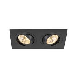 SLV 1008512 NEW TRIA® nástěnné světlo, třída F (A - G), LED, 14 W, černá