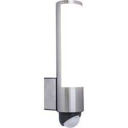 Lutec LEDA 5267103001 venkovní stojací LED lampa s PIR detektorem LED 14 W nerezová ocel