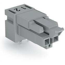 WAGO 890-842/011-000 síťový konektor WINSTA MINI zásuvka, vestavná horizontální Počet kontaktů: 2 16 A šedá 100 ks