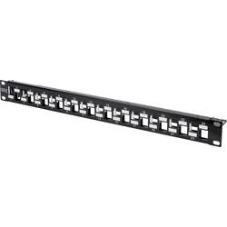 Digitus DN-91412 24 portů síťový patch panel 483 mm (19) nevybavený specifikací 1 U černá