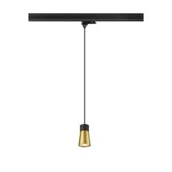 SLV PURI LED závěsný lustr 3fázové GU10 6 W černá