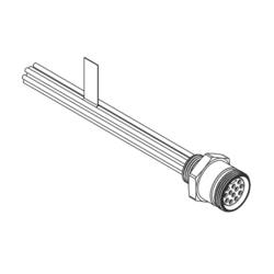 Molex upravený zástrčkový konektor pro senzory - aktory, 1300150070, 1 ks