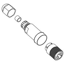 Molex konektor akčního/snímacího členu , 1300170026, 1 ks