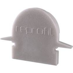 Deko Light 979621 Endkappe R-ET-01-08 Set 2 Stk, Grau koncová krytka profilu plast (d x š x v) 23 x 6 x 13.5 mm 1 ks