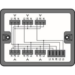 WAGO 899-631/149-000 rozvodný box 899 25 A černá 1 ks