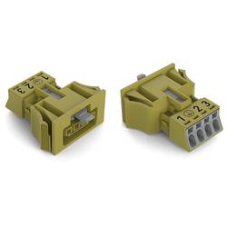 WAGO 890-764/073-000 síťový konektor 890 zásuvka Počet kontaktů: 4 16 A světle zelená 50 ks