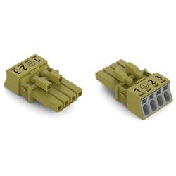 WAGO 890-264/073-000 síťový konektor 890 zásuvka Počet kontaktů: 4 16 A světle zelená 50 ks