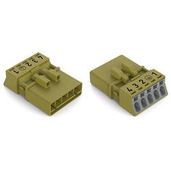 WAGO 890-275/073-000 síťový konektor 890 zástrčka Počet kontaktů: 5 16 A světle zelená 50 ks