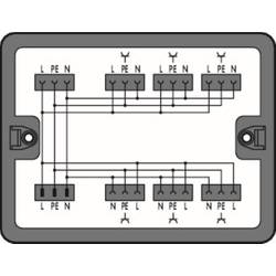 WAGO 899-631/104-000 rozvodný box 899 25 A černá 1 ks