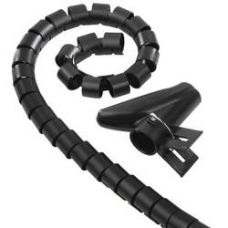 Hama hadice kabelového svazku plast černá flexibilní (Ø x d) 25 mm x 2 m 1 ks 00220998