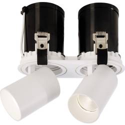 Deko Light 565313 Rigel Mini Round Double LED vestavné svítidlo, třída G (A - G), LED, pevně vestavěné LED, 22.0 W, bílá
