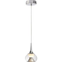 Deko Light Elena 342087 LED závěsný lustr LED pevně vestavěné LED Energetická třída (EEK2021): G (A - G) 5.4 W bezbarvá