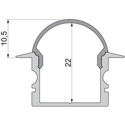 Deko Light 979650 Endkappe R-ET-02-15 Set 2 Stk, Weiß koncová krytka profilu plast (d x š x v) 30 x 6 x 24 mm Piece 1 ks