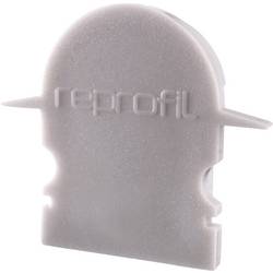 Deko Light 979571 Endkappe R-ET-02-12 Set 2 Stk, Grau plast, (d x š x v) 27 x 6 x 23.5 mm, 1 ks