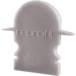 Deko Light 979561 Endkappe R-ET-02-10 Set 2 Stk, Grau koncová krytka profilu plast (d x š x v) 25 x 6 x 23.5 mm 1 ks