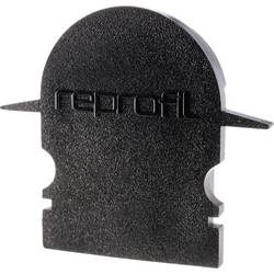 Deko Light 979572 Endkappe R-ET-02-12 Set 2 Stk, Schwarz plast, (d x š x v) 27 x 6 x 23.5 mm, 1 ks