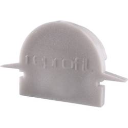 Deko Light 979551 Endkappe R-ET-01-12 Set 2 Stk, Grau koncová krytka profilu plast (d x š x v) 27 x 6 x 14.5 mm 1 ks