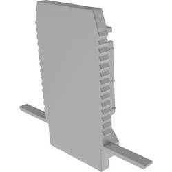 Deko Light 979201 Endkappe H-ET-03-10 Set 2 Stk, Grau koncová krytka profilu plast (d x š) 37.5 mm x 25.5 mm 1 ks