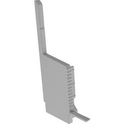 Deko Light 979211 Endkappe H-EL-03-10 Set 2 Stk, Grau koncová krytka profilu plast (d x š) 50 mm x 27.6 mm 1 ks