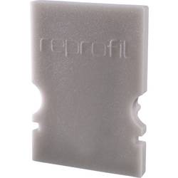 Deko Light 979101 Endkappe H-AU-02-08 Set 2 Stk, Grau koncová krytka profilu plast (d x š x v) 14 x 6 x 20 mm 1 ks