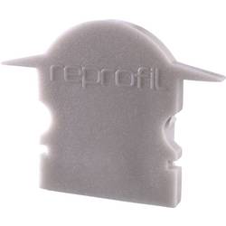 Deko Light 980061 Endkappe L-ET-02-10 Set 2 Stk, Grau koncová krytka profilu plast (d x š x v) 25 x 6 x 19 mm 1 ks