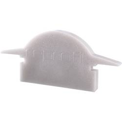 Deko Light 980041 Endkappe L-ET-01-10 Set 2 Stk, Grau koncová krytka profilu plast (d x š x v) 25 x 6 x 11 mm 1 ks