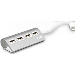 PORT Designs 900120 USB Hub 4 porty USB-A USB 2.0 480 MBit/s šedá, bílá 900120