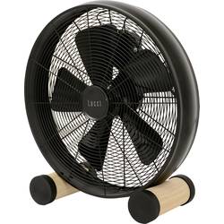 Lucci AIR Breeze podlahový ventilátor 60 W (Ø x v) 40 cm x 460 mm černá, dřevo vhodný i pro zimní provoz