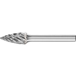 PFERD TOOLS 21122683 frézovací kolík lomený oblouk Délka 60 mm Vnější Ø 10 mm Pracovní délka 20 mm Ø hřídele 6 mm