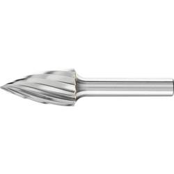 PFERD TOOLS 21122818 frézovací kolík lomený oblouk Délka 70 mm Vnější Ø 16 mm Pracovní délka 30 mm Ø hřídele 8 mm