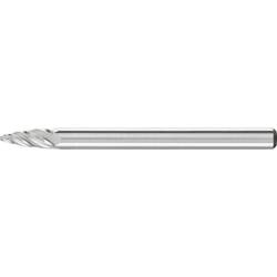 PFERD 21222563 frézovací kolík lomený oblouk Délka 37 mm Vnější Ø 3 mm Pracovní délka 7 mm Ø hřídele 3 mm