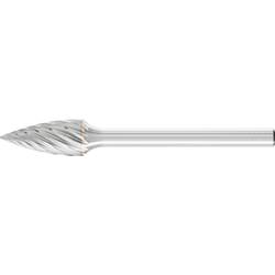 PFERD TOOLS 21222782 frézovací kolík lomený oblouk Délka 43 mm Vnější Ø 6 mm Pracovní délka 13 mm Ø hřídele 3 mm