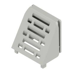 Weidmüller ochranné víko uzavřená, s větracími otvory, pro montáž na DIN lištu , (š x v) 22.5 mm x 23.7 mm, plast, šedá, 500 ks
