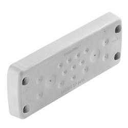 Weidmüller CABTITE EP 24/16 GY destička pro kabelové průchodky termoplast, šedá, 10 ks